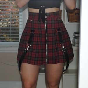 Killstar Dead Beatz Mini Skirt